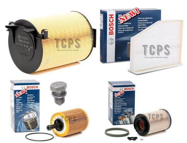 FITS VW CADDY 2.0 SDI 04-10 FULL BOSCH SERVICE FILTER KIT NEW