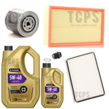 FOR VOLVO V70 2.5 TDI MK1 1996-2000 SERVICE KIT 6L 5W40 + AIR OIL CABIN