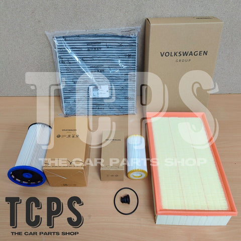 FOR VW GOLF JETTA 2.0 TDI MK4 2014+ GENUINE FULL SERVICE KIT FOUR FILTERS