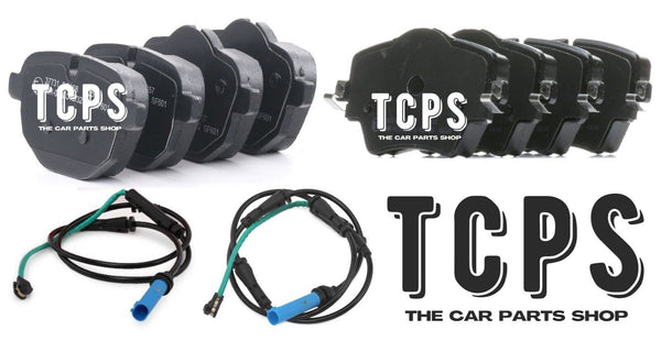 FOR BMW 520D G30 FRONT & REAR BRAKE PADS SET AND BOTH WEAR LEADS