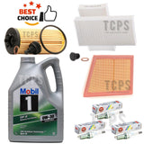 FOR MINI COOPER 1.5 PETROL F56 FULL SERVICE KIT 5L MOBIL 0W30 & FILTERS & PLUGS