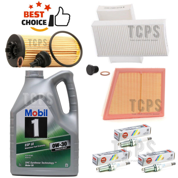 FOR MINI COOPER 1.5 PETROL F56 FULL SERVICE KIT 5L MOBIL 0W30 & FILTERS & PLUGS