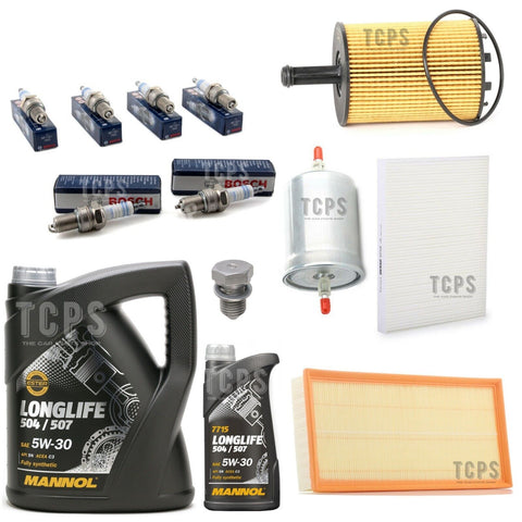 FULL SERVICE KIT FOR VW GOLF R32 MK4 6 PLUGS 6L MANNOL