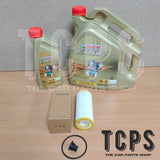 FOR SEAT LEON 2.0 TSI ST CUPRA 300 16-18 GENUINE SERVICE KIT6 L CASTROL & FILTER