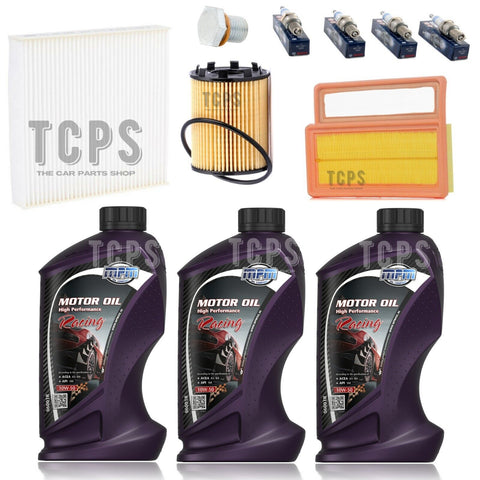 FOR ABARTH 595 1.4 PETROL MK1 FULL SERVICE KIT WITH 4 BOSCH SPARK PLUGS