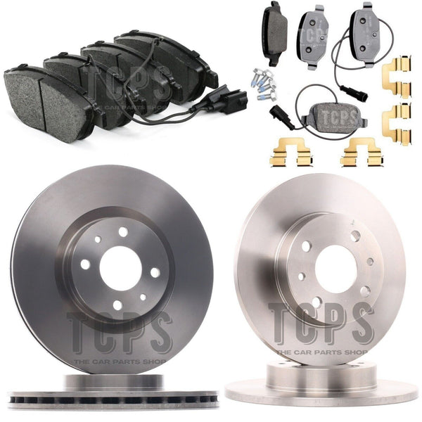 FOR ABARTH 595 1.4 PETROL MK1 FRONT AND REAR BRAKE DISCS AND BRAKE PADS