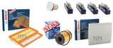 FOR ABARTH 595 1.4 PETROL MK1 FULL BOSCH FILTER SERVICE KIT AND PLUGS X 4