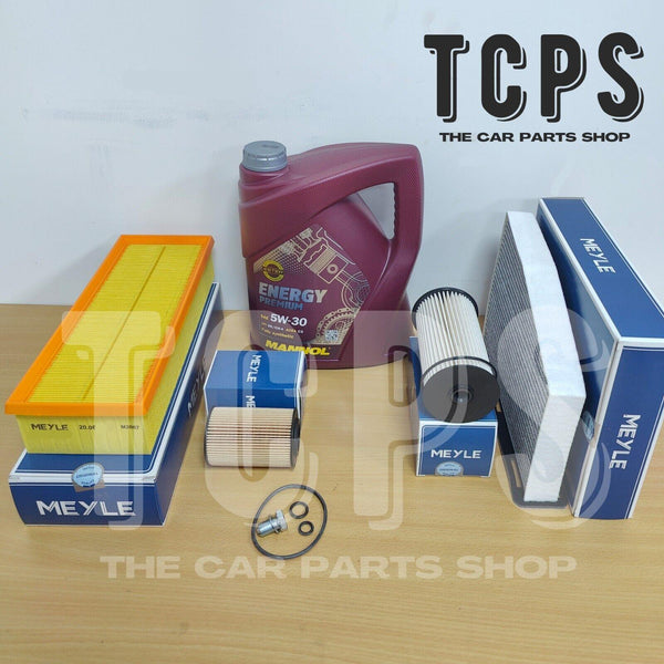 FITS VW CADDY 1.6 2.0 2015+ FULL MEYLE SERVICE KIT 5L 7908 C3 & FILTERS X4