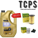 FITS FORD FOCUS ZETEC 1.0L 2012+ MANN OIL & AIR FILTER WITH 5L ENGINE OIL