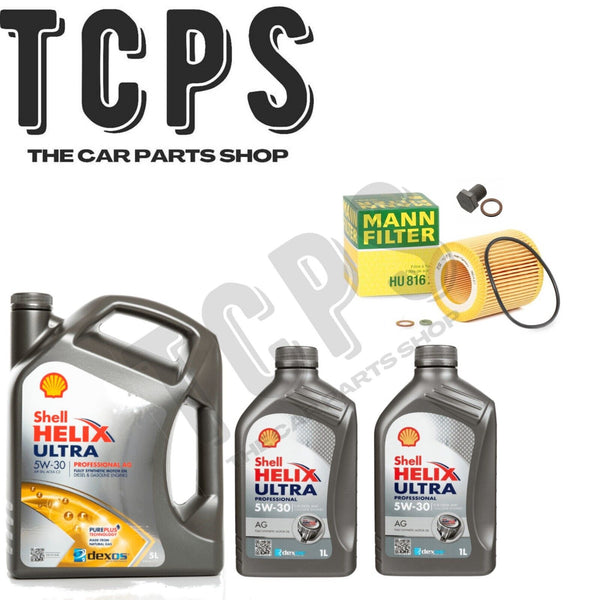 FOR BMW Z4 3.0L 2006-2009 7L SHELL OIL WITH MANN OIL FILTER & PLUG