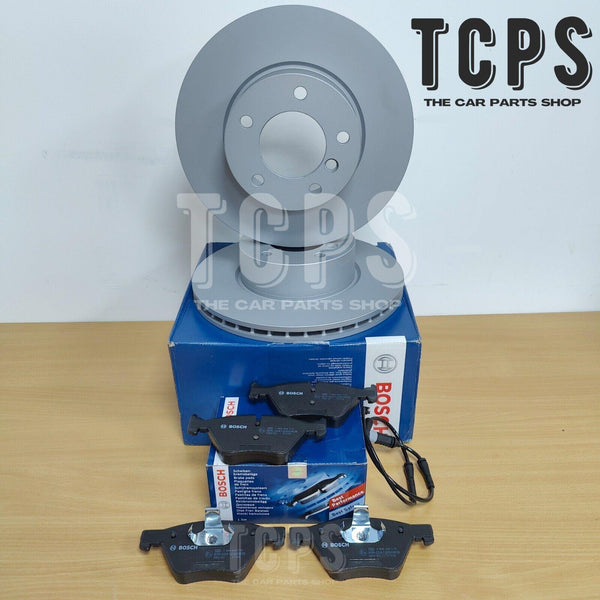 FOR BMW 420D F33 BOSCH FRONT BRAKE DISCS 312MM & BOSCH PADS & SENSOR