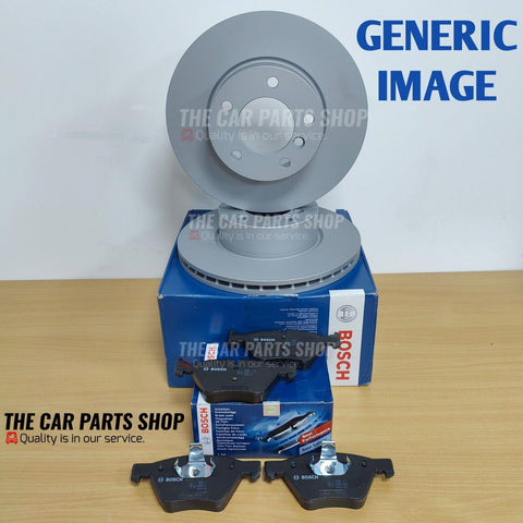 FOR AUDI A5 2.0 TDI 07-15 BOSCH FRONT BRAKE DISCS 314MM & BOSCH FRONT PADS SET
