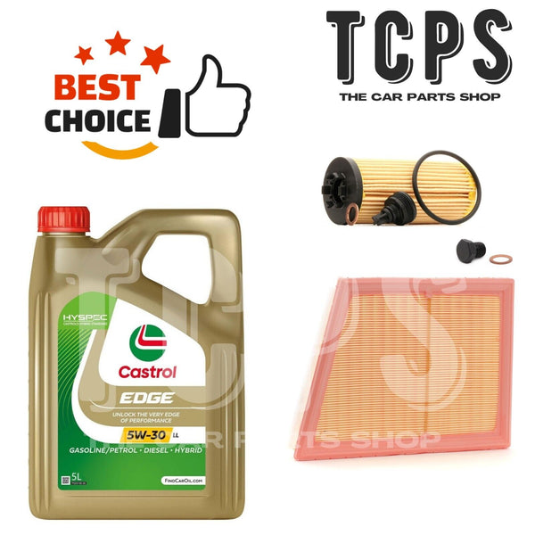 FITS BMW 116D F40 2019+ 5L CASTROL AND OIL AIR FILTERS SUMP PLUG
