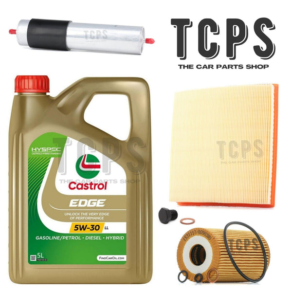 FOR BMW Z3 1.9 CABRIO E36 E37 SERVICE KIT CASTROL 5L AND OIL FUEL AIR FILTERS