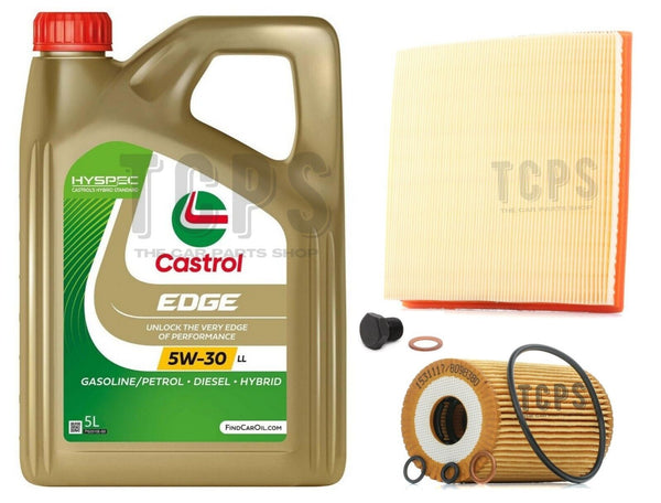 FOR BMW Z3 1.9 CABRIO E36 E37 SERVICE KIT 5L CASTROL WITH OIL AND AIR FILTERS