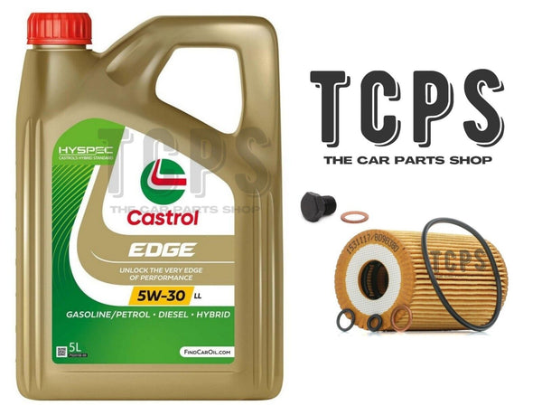 FOR BMW Z3 1.9 CABRIO E36 E37 SERVICE KIT CASTROL LL 5L AND OIL FILTER WITH PLUG