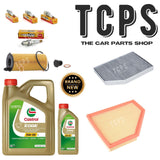 FOR BMW 330E SE PRO 2018+ FULL FILTER SERVICE KIT WITH 6L CASTROL & NGK PLUGS