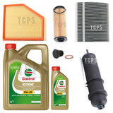 FOR BMW 520D 2.0L MSPORT G31 6L CASTROL & FULL FILTER SERVICE KIT