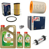 FOR AUDI A6 AVANT 3.0 TDI V6 MK4 BOSCH SERVICE KIT BOSCH FUEL OIL AIR & CASTROL