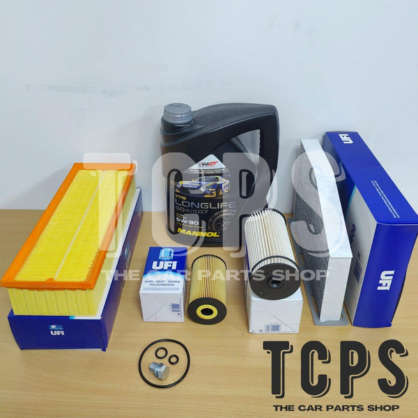 FOR SKODA OCTAVIA 2.0 TDI 04-13 UFI SERVICE KIT MANNOL 7715 & UFI KIT