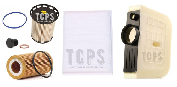 FOR AUDI Q7 3.0 TDI MK2 FULL SERVICE FILTER KIT COMPLETE KIT AND SUMP PLUG