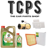 FITS BMW 128ti 2.0L F40 2019+ AIR OIL CABIN FILTER SERVICE KIT WITH 6L CASTROL