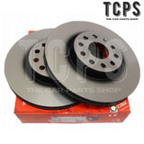 FOR SKODA SUPERB 2.0 TDI MK3 FRONT BRAKE DISCS 312MM BRAND NEW PAIR