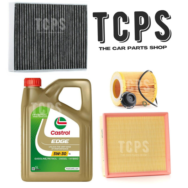 FOR BMW 220i 2.0 F22 5L CASTROL WITH AIR OIL CABIN FILTER SERVICE KIT