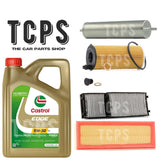 FITS BMW X5 2.0 XDRIVE 25D F15 COMPLETE SERVICE KIT WITH 5L CASTROL MOTOR OIL