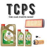 FITS BMW X5 3.0 XDRIVE F15 AIR OIL AND AIR FILTERS WITH 7L CASTROL MOTOR OIL