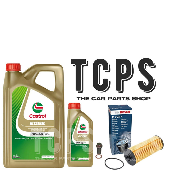 FOR MERCEDES A45 2.0 AMG 4MATIC 6L CASTROL 0W40 OIL WITH BOSCH OIL FILTER