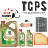 FOR BMW X7 3.0 XDRIVE G07 FILTER SERVICE WITH 7L CASTROL AND AIR OIL & CABIN