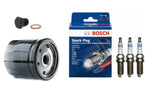 FOR SKODA CITIGO 1.0 MPI MK1 OIL FILTER +SPARK PLUGS + SUMP PLUG