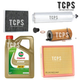 FITS BMW 316d 2.0 F31 FULL SERVICE KIT FILTERS WITH 5L CASTROL ENGINE OIL
