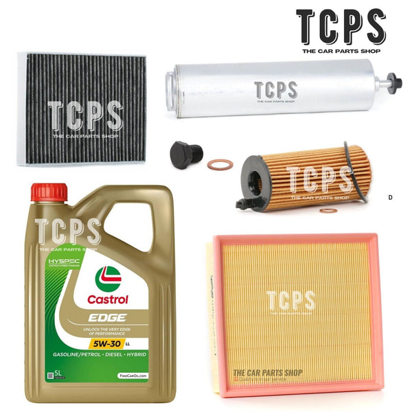 FITS BMW 316d 2.0 F31 FULL SERVICE KIT FILTERS WITH 5L CASTROL ENGINE OIL