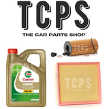 FITS BMW 318d 2.0 F30 OIL AND AIR FILTER SERVICE KIT WITH 5L CASTROL