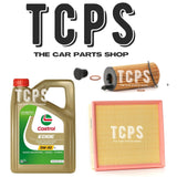 FOR BMW 320d 2.0 XDRIVE F31 OIL AND AIR FILTER SERVICE KIT WITH 5L CASTROL OIL