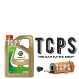 FOR BMW 320d 2.0 XDRIVE F31 OIL CHANGE SERVICE KIT WITH 5L CASTROL & FILTER