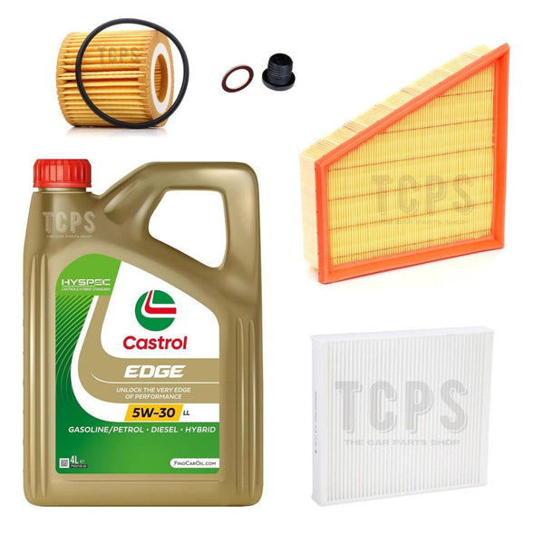 FITS SKODA FABIA MK2 1.2 SERVICE KIT 4L CASTROL + OIL + AIR + CABIN FILTERS