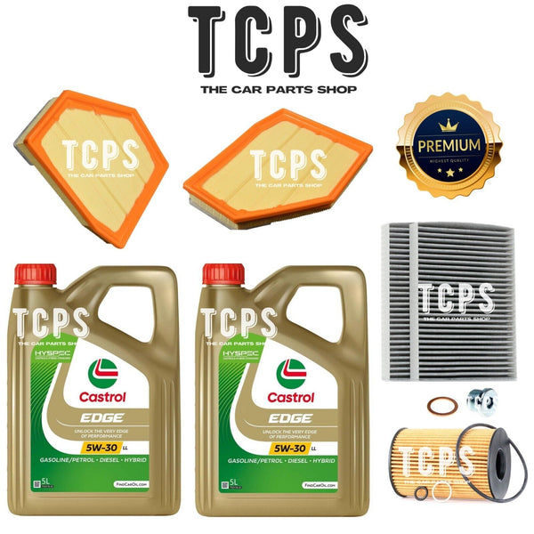 FOR BMW M8 4.4 F92  AIR OIL CABIN FILTERS SERVICE KIT & 10L CASTROL MOTOR OIL