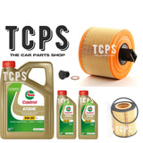 FOR BMW 325i 3.0 E92 OIL & AIR FILTER SERVICE PACK WITH 7L CASTROL MOTOR OIL