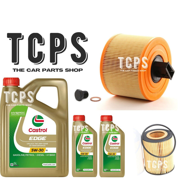 FOR BMW 325i 3.0 E92 OIL & AIR FILTER SERVICE PACK WITH 7L CASTROL MOTOR OIL