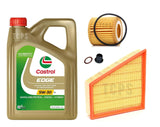 FITS SKODA FABIA MK2 1.2 SERVICE KIT CASTROL EDGE 4L + OIL FILTER + AIR FILTER