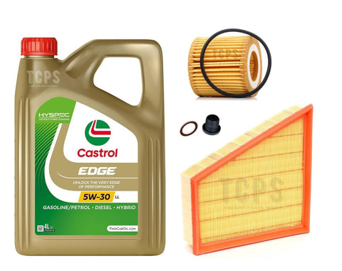 FITS SKODA FABIA MK2 1.2 SERVICE KIT CASTROL EDGE 4L + OIL FILTER + AIR FILTER