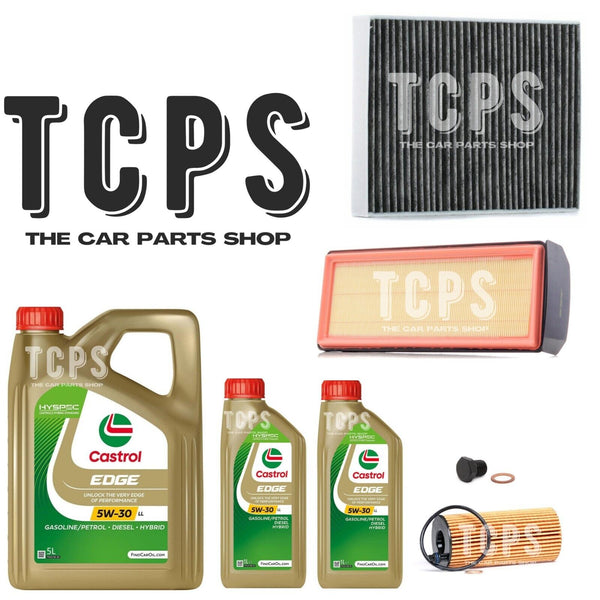 FOR BMW 330d 3.0 F30 2011+ AIR OIL & CABIN FILTER SET WITH 7L CASTROL MOTOR OIL