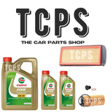 FOR BMW 330d 3.0 F30 2011+ OIL FILTER WITH AIR FILTER & 7L CASTROL MOTOR OIL