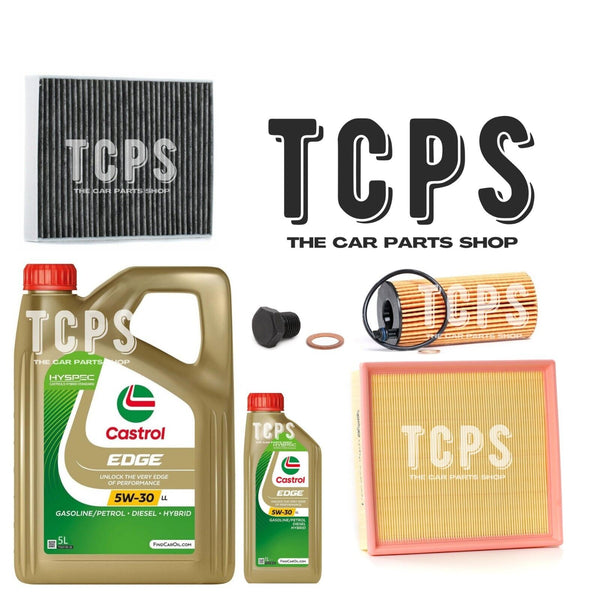 FOR BMW 420d 2.0 F32 2013+ 6L CASTROL MOTOR OIL WITH AIR CABIN OIL & FUEL FILTER