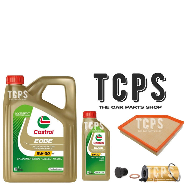 FOR BMW 430i 2.0 F32 2013+ AIR AND OIL FILTER KIT WITH 6L CASTROL MOTOR OIL