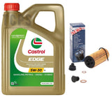 FOR BMW 218D ACTIVE TOURER F45 BOSCH OIL FILTER CASTROL OIL BOSCH SERVICE KIT