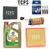 FOR BMW 218i 1.5 F22 2013+ FULL SERVICE KIT WITH 5L CASTROL OIL & BOSCH PLUGS